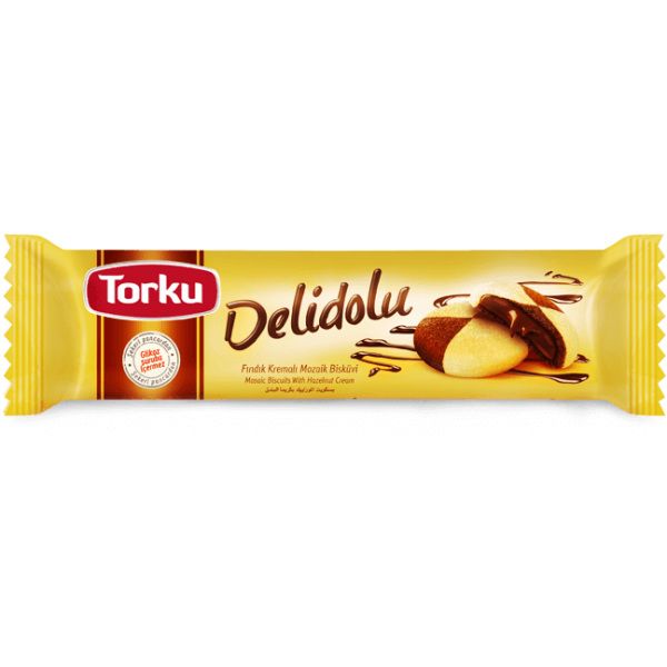 Torku Delidolu Hazelnut Cream Mosaic Biscuits 110g